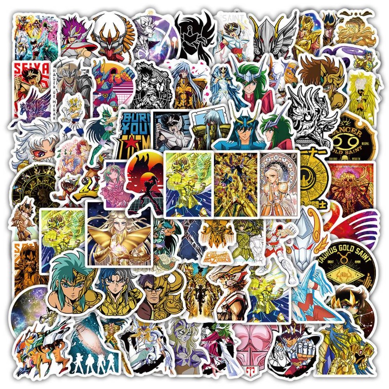 Accessories Laptop - 101Pcs Saint Seiya Anime Stickers Cartoon