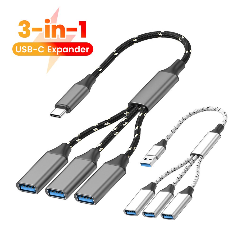 Laptop Accessories Hub - 3 in 1 USB USB C