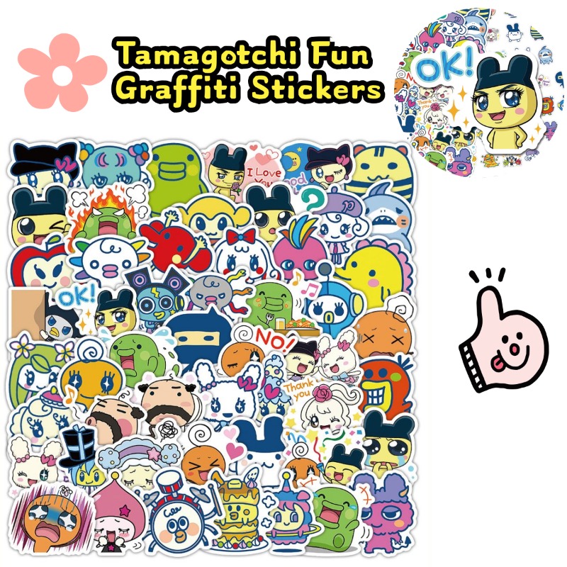 Accessories Laptop - Japanese Tamagotchi Stickers Electronic Pet Mametchi