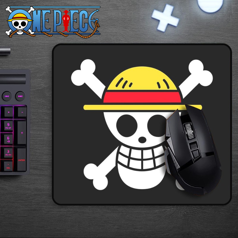 Laptop Accessories Table - Cartoon One Piece Luffy Skull Mouse