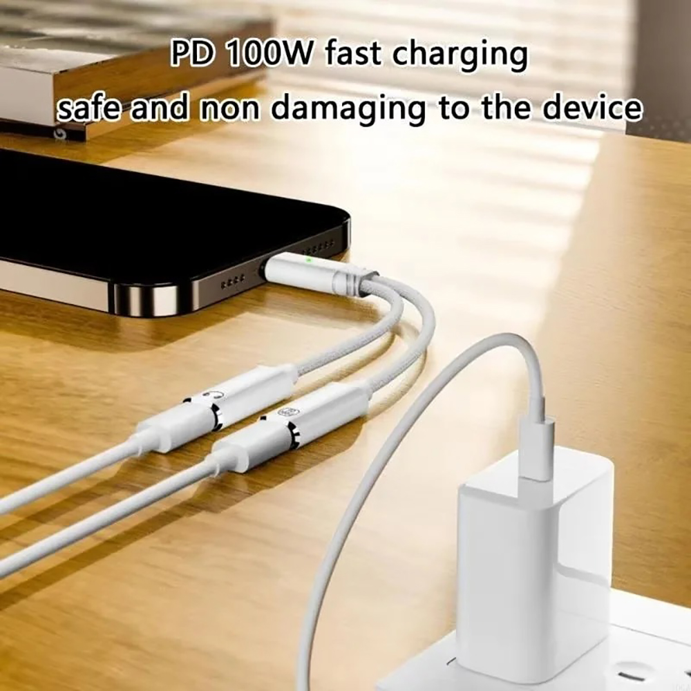 USB C Splitter 2 in 1 Headphon - đánh giá và giá Laptop Accessories Usb