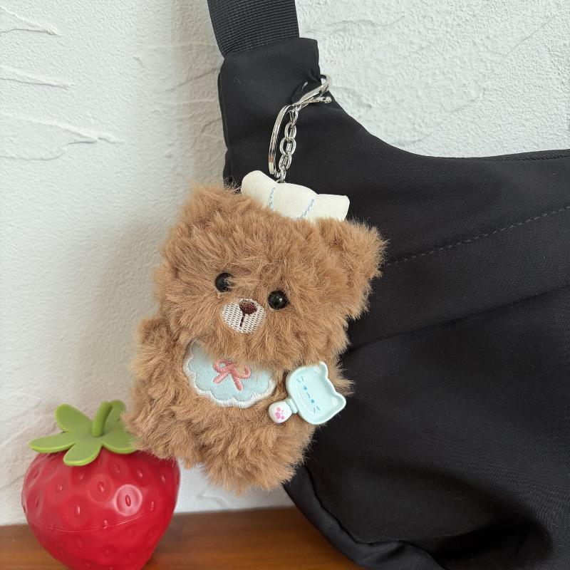 1Pcs Soft Plush Chef Bear Keyc - đánh giá và giá Laptop Accessories Bag