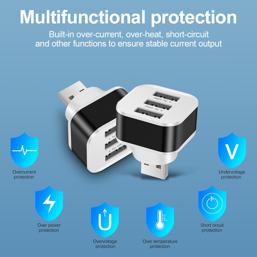 3 Port USB Slots Adaptor USB 3 - đánh giá và giá Laptop Accessories Usb