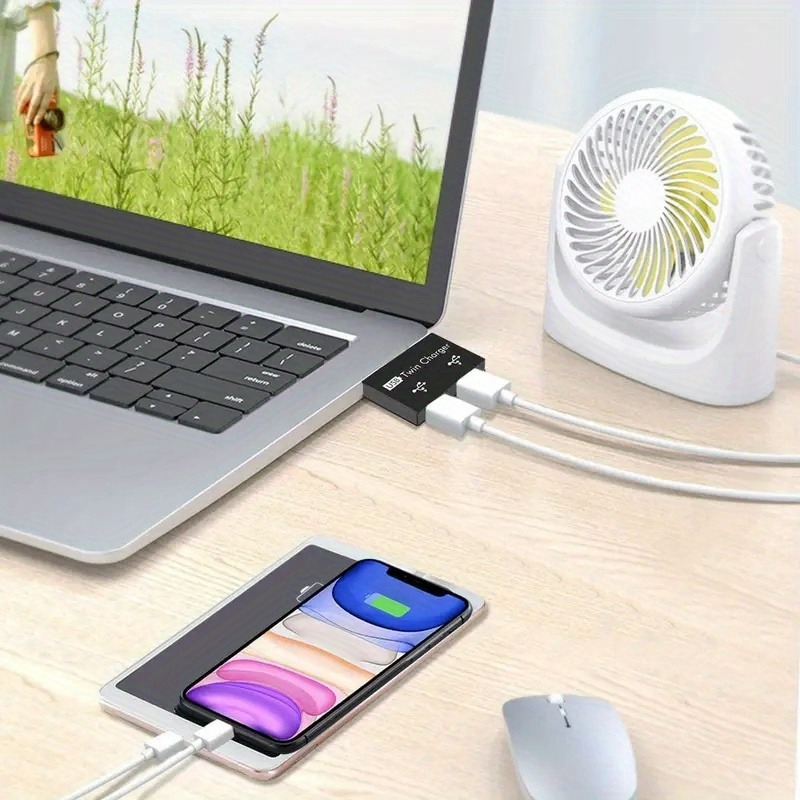 USB2.0 Splitter 1 Male To 2 Po - đánh giá và giá Laptop Accessories Usb