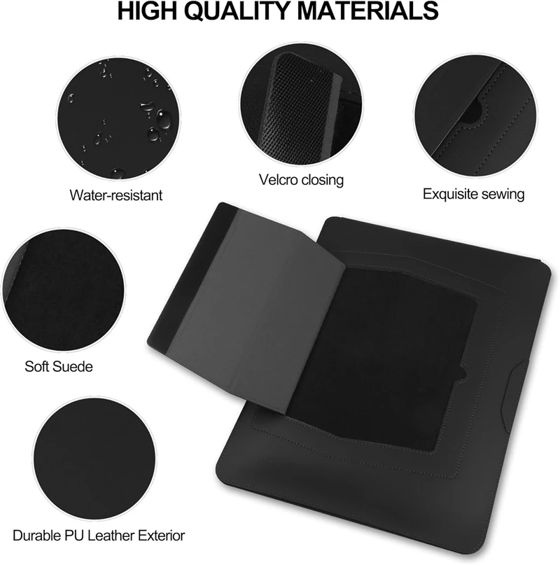 Portable Leather Laptop Sleeve - đánh giá và giá Laptop Accessories Bag