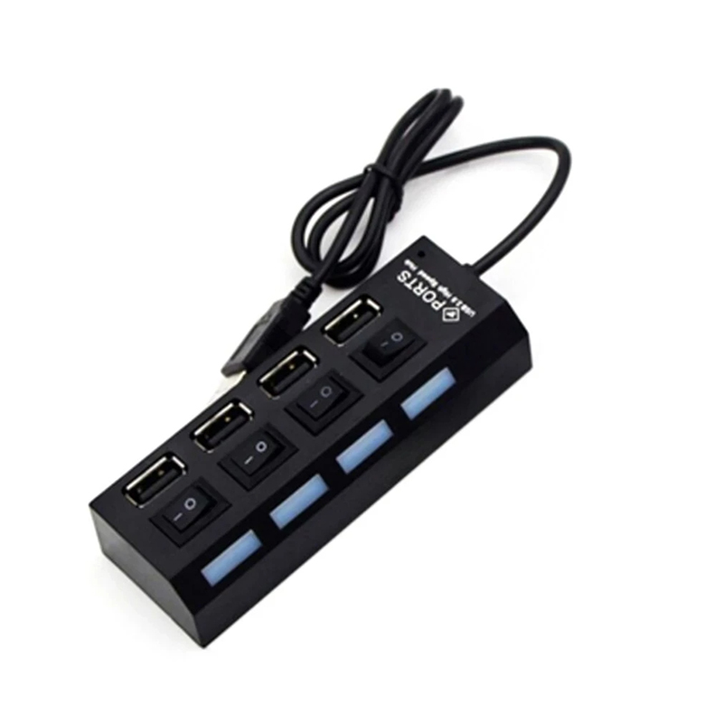 4-Ports USB 2.0 Hub Extension  - đánh giá và giá Laptop Accessories Usb