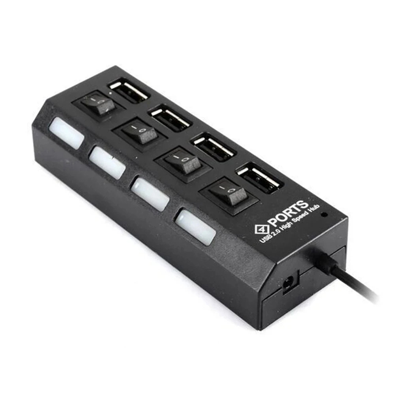 4-Ports USB 2.0 Hub Extension  - đánh giá và giá Laptop Accessories Usb