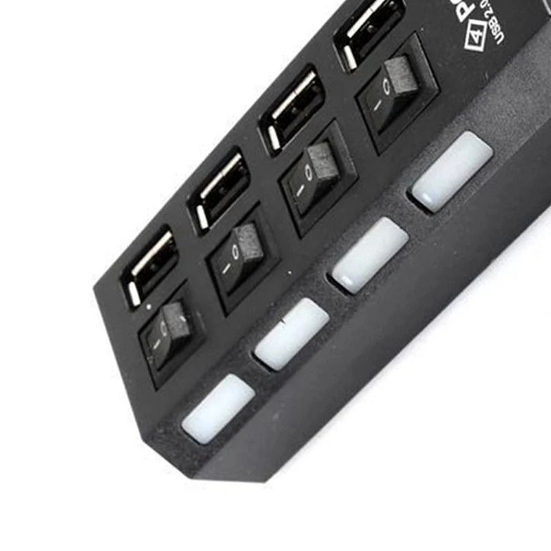 4-Ports USB 2.0 Hub Extension  - đánh giá và giá Laptop Accessories Usb