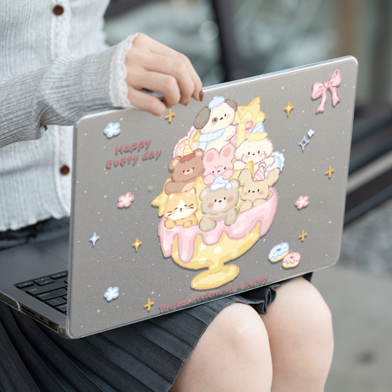 Cute Puppy Glitter Laptop Case - đánh giá và giá Laptop Accessories Cute