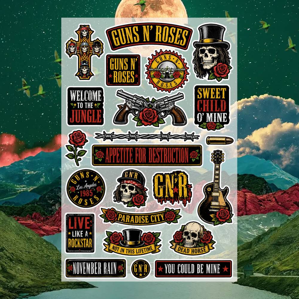 G-uns N R-oses Stickers Moto S - đánh giá và giá Laptop Accessories Price