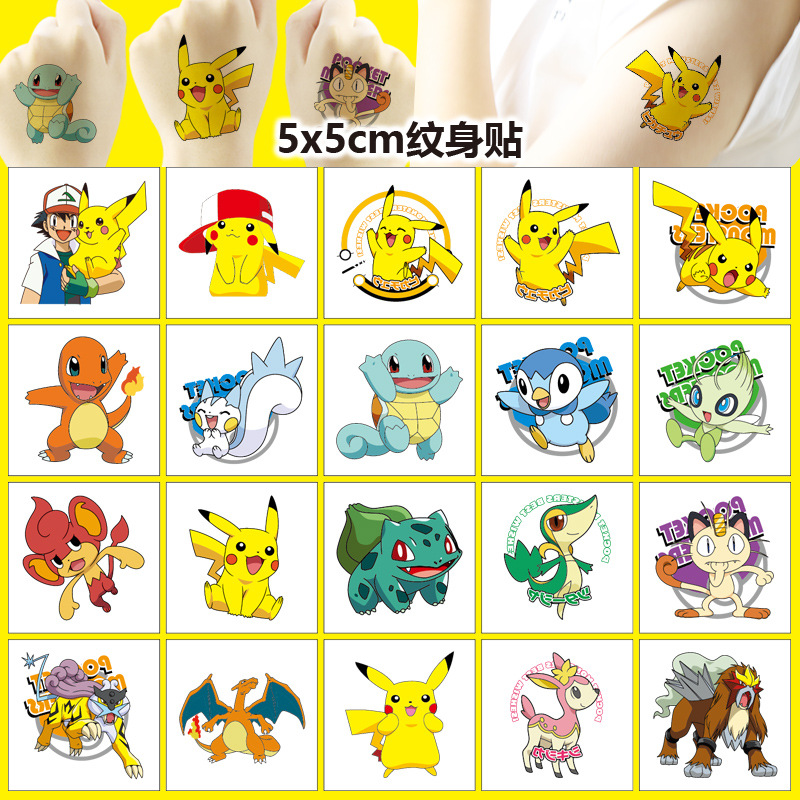 5*5cm 20pcs Pokemon Pikachu Ta - đánh giá và giá Laptop Accessories Cute