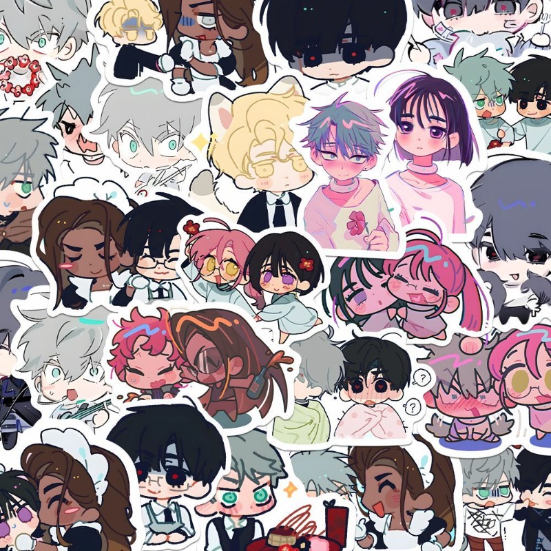 80Pcs/set Cartoon Anime Alien  - đánh giá và giá Laptop Accessories Cute