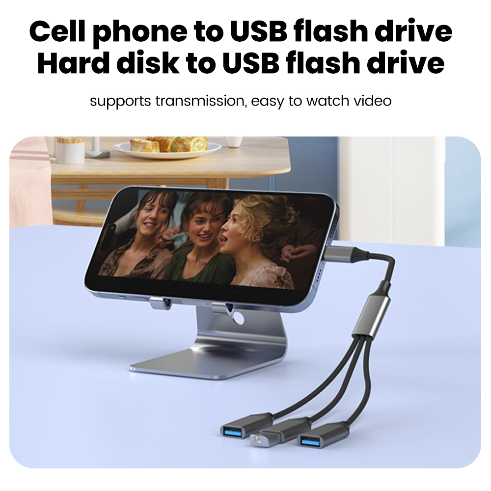 3 in 1 USB USB C Splitter Cabl - đánh giá và giá Laptop Accessories Hub