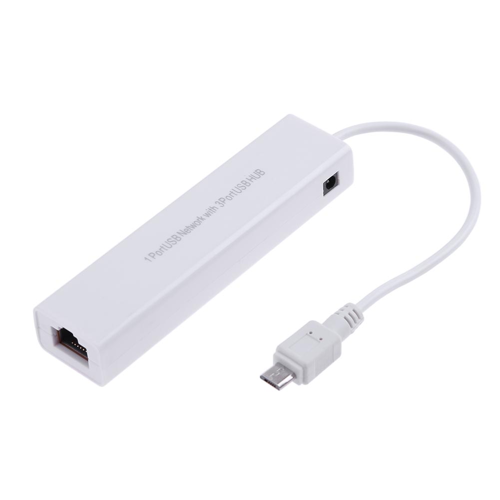 OTG 3 Port USB 2.0 HUB 10/100M - đánh giá và giá Laptop Accessories Hub