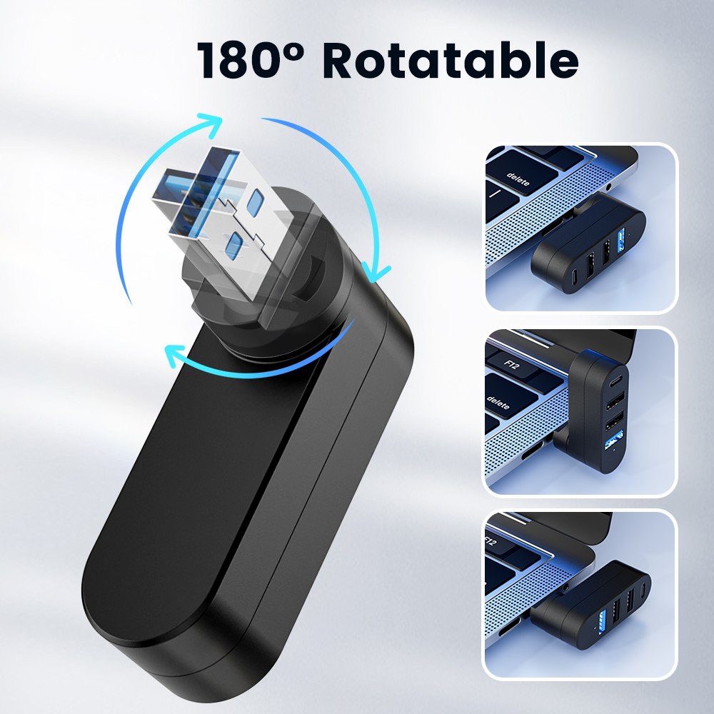 4 Port Multi USB 2.0 HUB Mini  - đánh giá và giá Laptop Accessories Usb