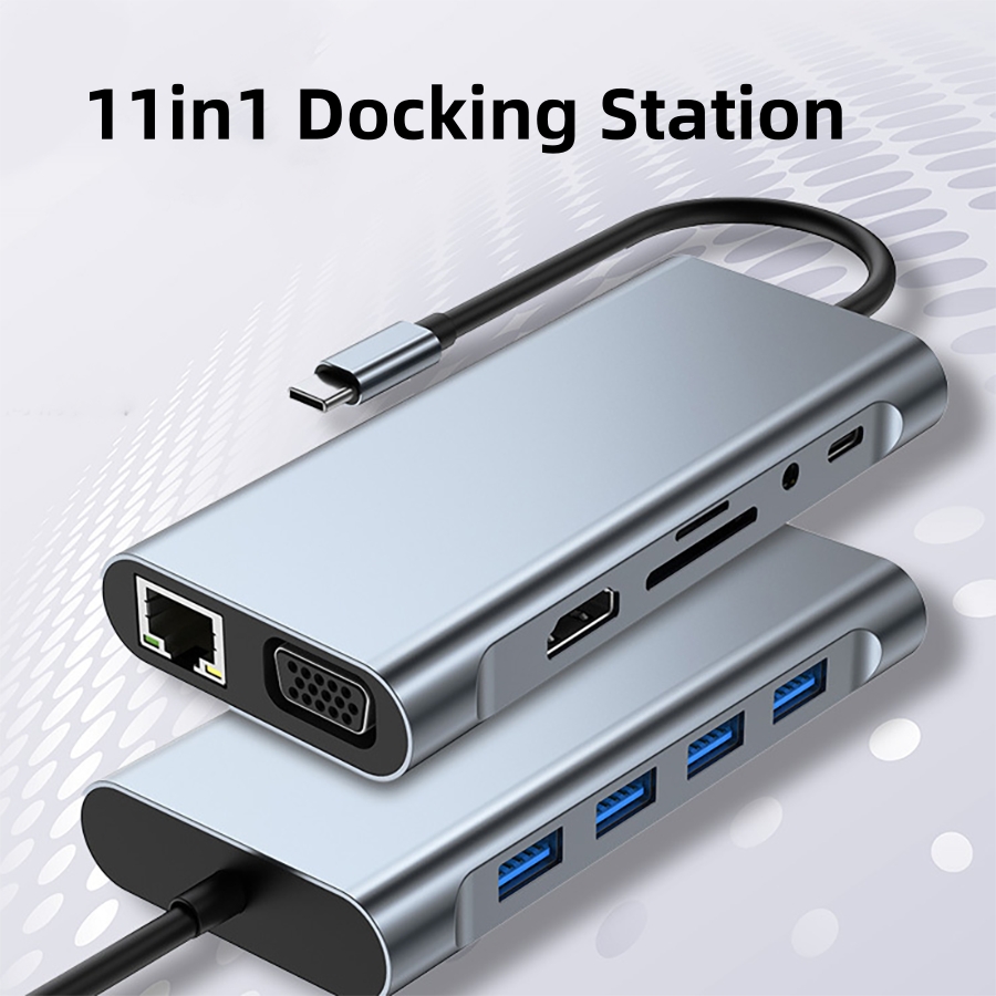 11-in-1 USB C Hub Thunderbolt  - đánh giá và giá Laptop Accessories Hub