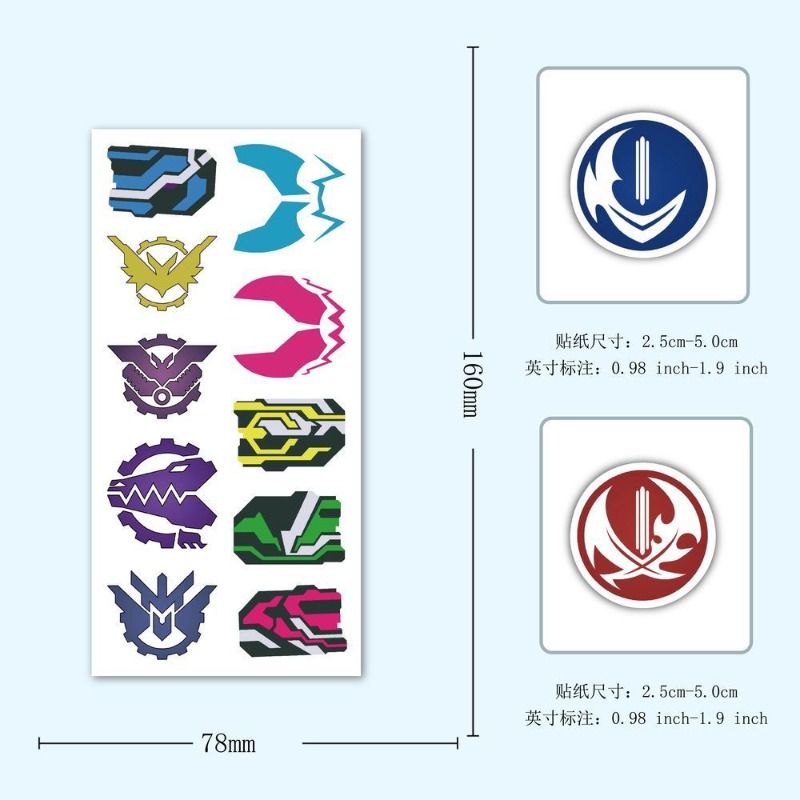 60 Sheets Kamen Rider Logo Sti - đánh giá và giá Accessories Laptop